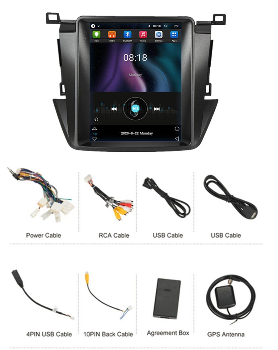 RAV4 navigation all-in-one machine 13-18-9.7 inch high configuration
RAV4 navigation all-in-one machine 13-18-9.7 inch high configuration