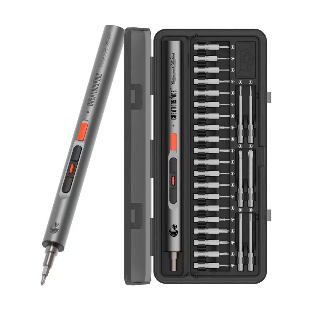 CreationSpace 3.6V Mini Electric Screwdriver Rechargeable Screwdriver Set with LED Light 3 Torque Settings CS0702A CS0701A
CreationSpace 3.6V Mini Electric Screwdriver Rechargeable Screwdriver Set with LED Light 3 Torque Settings CS0702A CS0701A