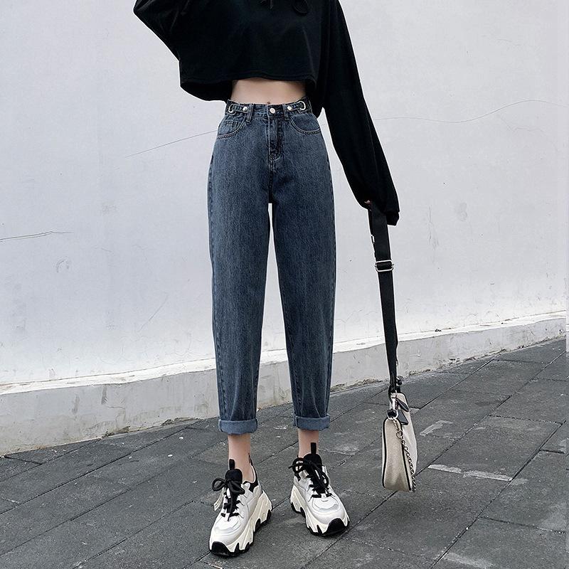 Светлые джинсы с высокой талией, женские летние, прямые, свободные и тонкие, укороченные брюки Harlan Daddy Carrot, универсальные низы XL кадет серый
Светлые джинсы с высокой талией, женские летние, прямые, свободные и тонкие, укороченные брюки Harlan Daddy Carrot, универсальные низы XL кадет серый