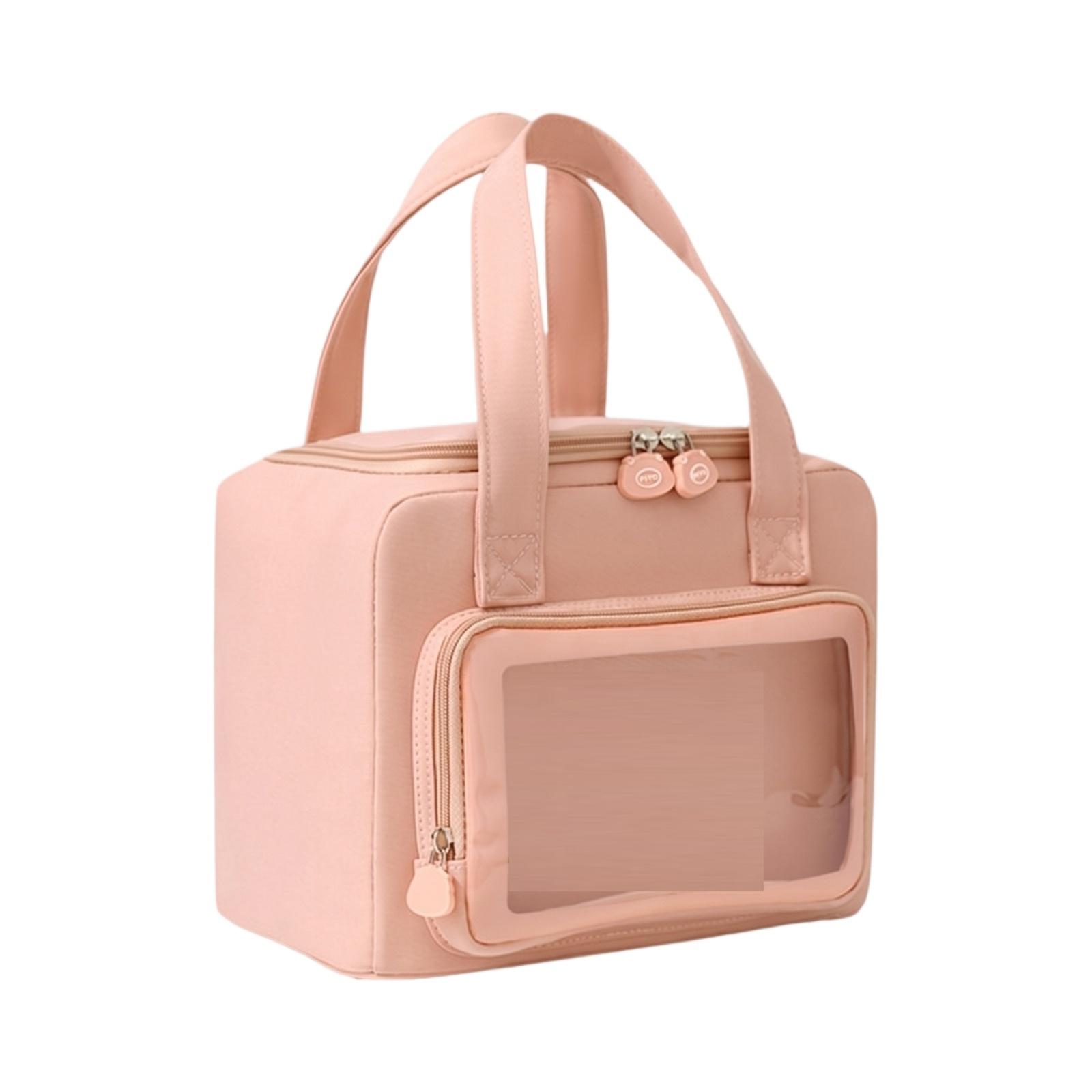 Insulated Lunch Bag Portable Bento Box Carrier with Double Handles Large Capacity Thermal Food Storage Bag for Work School Travel one size розовый
Insulated Lunch Bag Portable Bento Box Carrier with Double Handles Large Capacity Thermal Food Storage Bag for Work School Travel one size розовый
