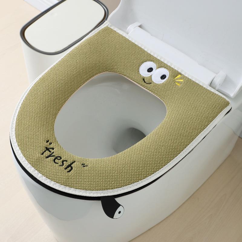 Universal Zippered Toilet Seat Cover Cushion - Four Seasons Cute Design 38x43 cm
Universal Zippered Toilet Seat Cover Cushion - Four Seasons Cute Design 38x43 cm