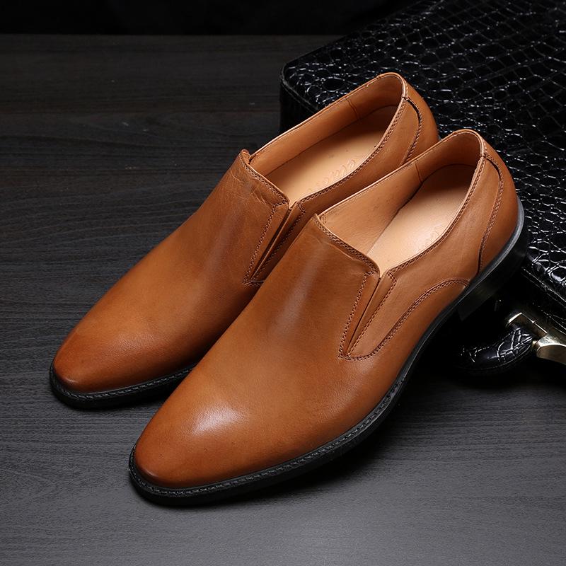 Мужские весенние кожаные туфли - Деловой и формальный британский стиль 44 коричневый
Мужские весенние кожаные туфли - Деловой и формальный британский стиль 44 коричневый