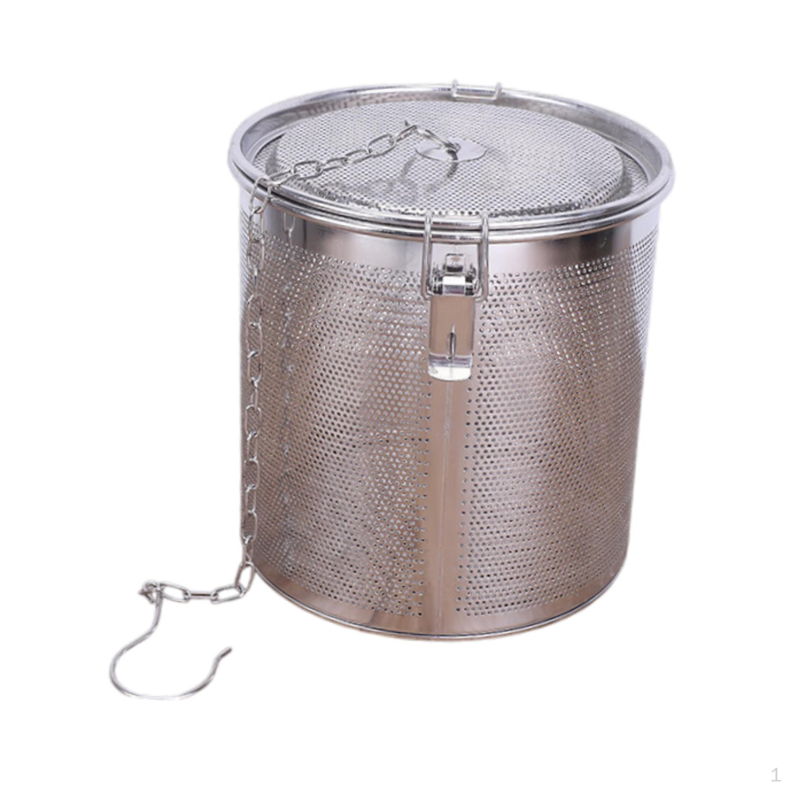 Cooking Spice Filter Soup Seasonings Seperation Basket with Chain Hook Tea Ball Strainer for 18x18cm
Cooking Spice Filter Soup Seasonings Seperation Basket with Chain Hook Tea Ball Strainer for 18x18cm
