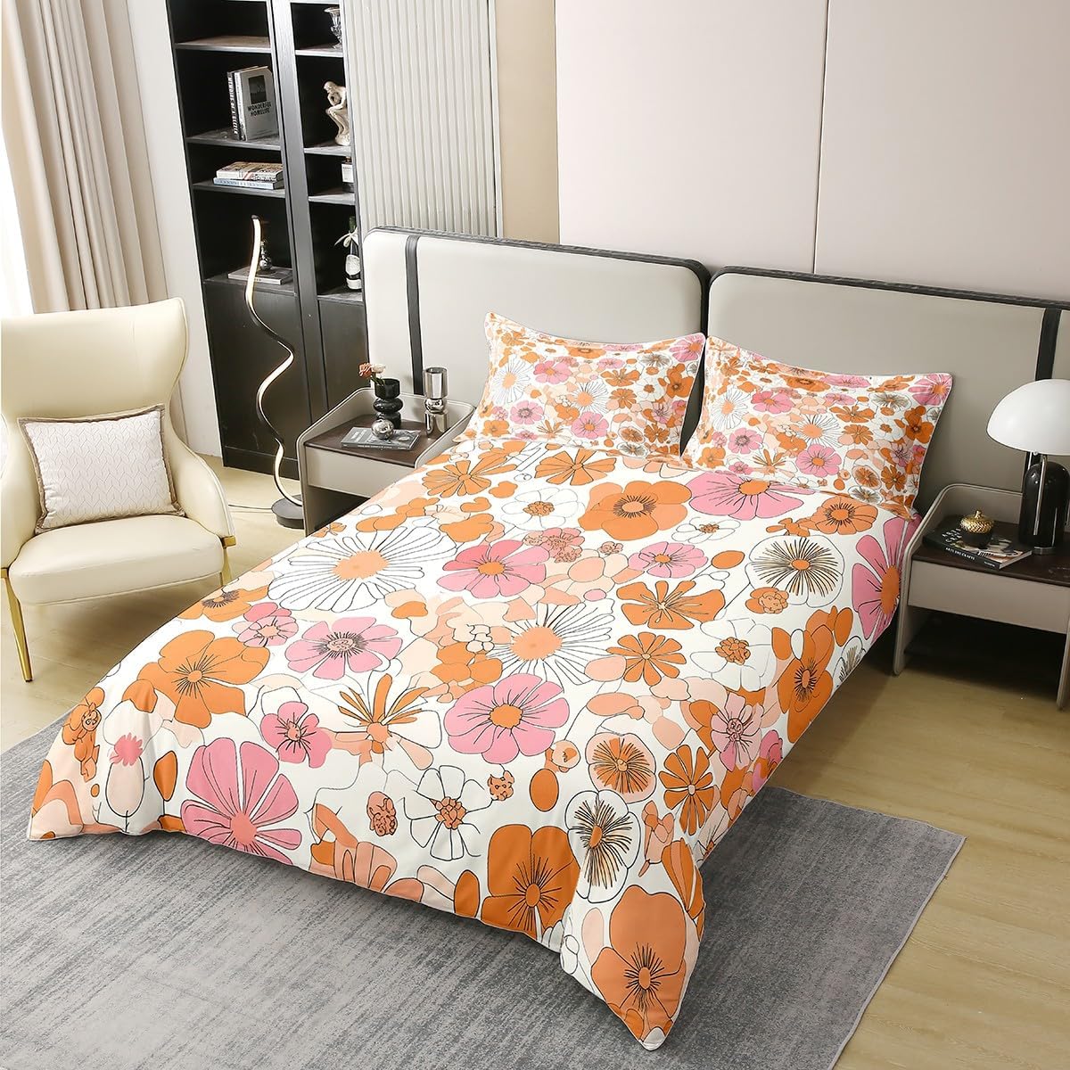 Botanical Floral Duvet Cover Queen King Size Floral Quilt Cover Bedding Set Teen Adult Room Decor Nature Theme 3 Piece Set EU Single(135x200cm)
Botanical Floral Duvet Cover Queen King Size Floral Quilt Cover Bedding Set Teen Adult Room Decor Nature Theme 3 Piece Set EU Single(135x200cm)