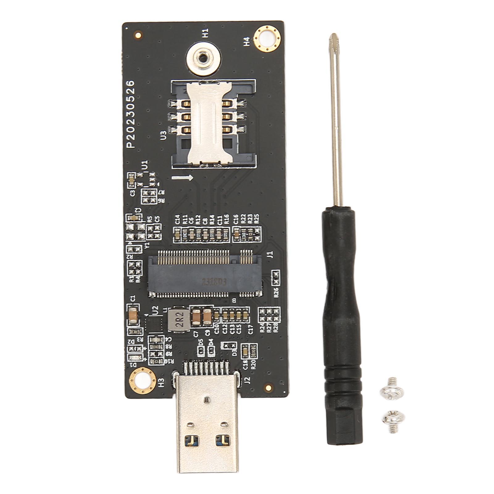 Плата-адаптер модуля USB3.0 4G NGFF M.2 Key B до USB 3.0 з слотом для SIM-карти для 4G 5G
Плата-адаптер модуля USB3.0 4G NGFF M.2 Key B до USB 3.0 з слотом для SIM-карти для 4G 5G