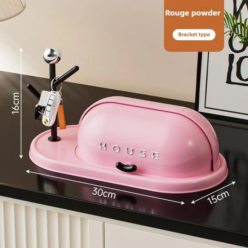 Entrance Storage Box Household Desktop Sundries Storage Rack Ornament Key Organizer Dust-proof Flip Finishing Rack
Entrance Storage Box Household Desktop Sundries Storage Rack Ornament Key Organizer Dust-proof Flip Finishing Rack