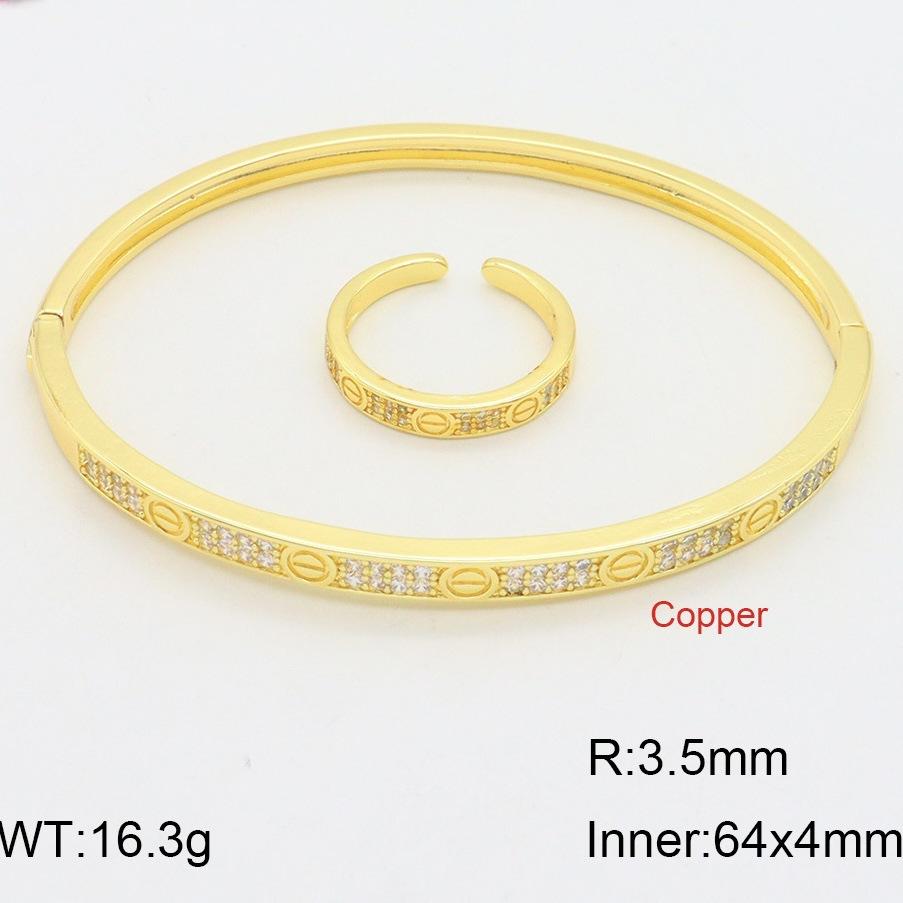 Light luxury high-end feeling full of diamonds, smooth nails, bracelet, ring set, fashionable, simple and versatile, cold 2026 18CM
Light luxury high-end feeling full of diamonds, smooth nails, bracelet, ring set, fashionable, simple and versatile, cold 2026 18CM