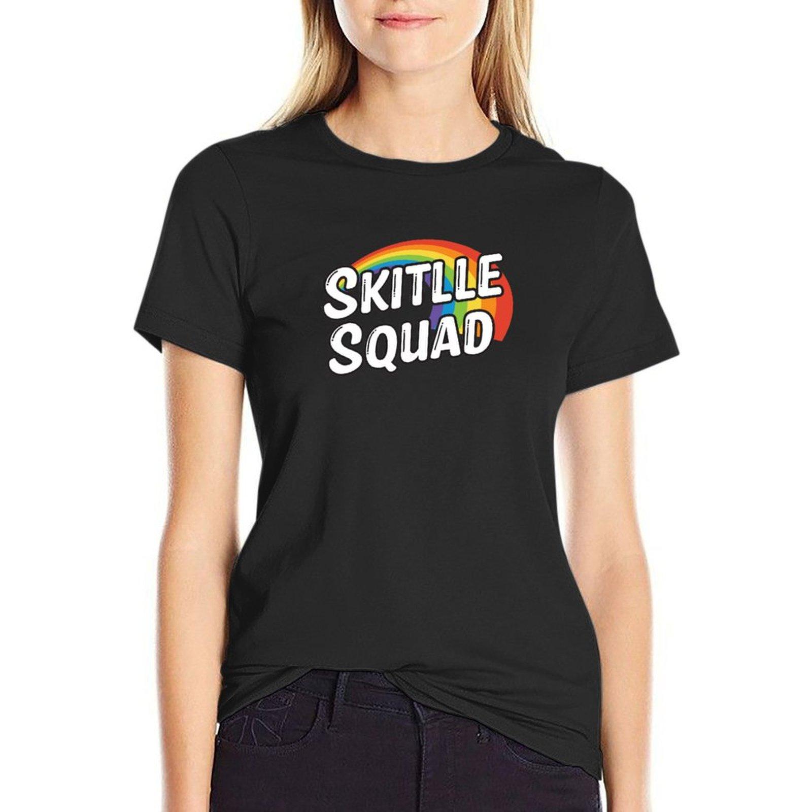 Футболка Pride Skittle Squad, одежда из аниме, летние топы, корейская мода, топы для женщин M чёрный
Футболка Pride Skittle Squad, одежда из аниме, летние топы, корейская мода, топы для женщин M чёрный