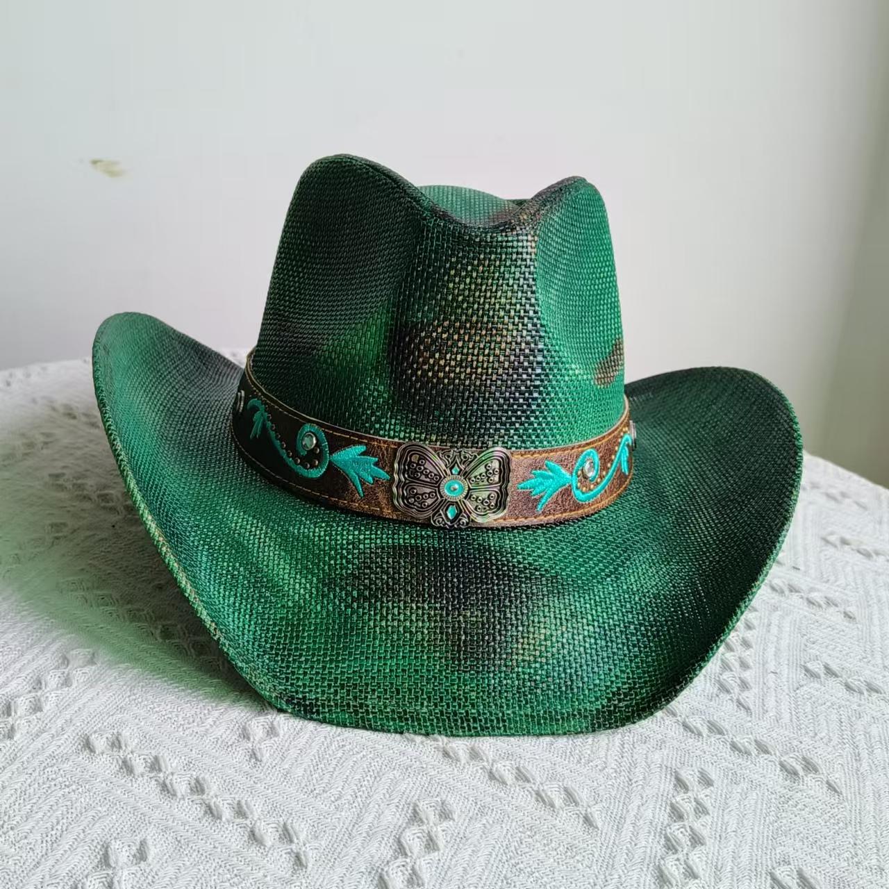 Western Cowboy Straw hat women Large Brim stiff straw hat cowboy solid Outdoor summer Sunshade Jazz Hat sombrero vaquero hombre 56-58
Western Cowboy Straw hat women Large Brim stiff straw hat cowboy solid Outdoor summer Sunshade Jazz Hat sombrero vaquero hombre 56-58