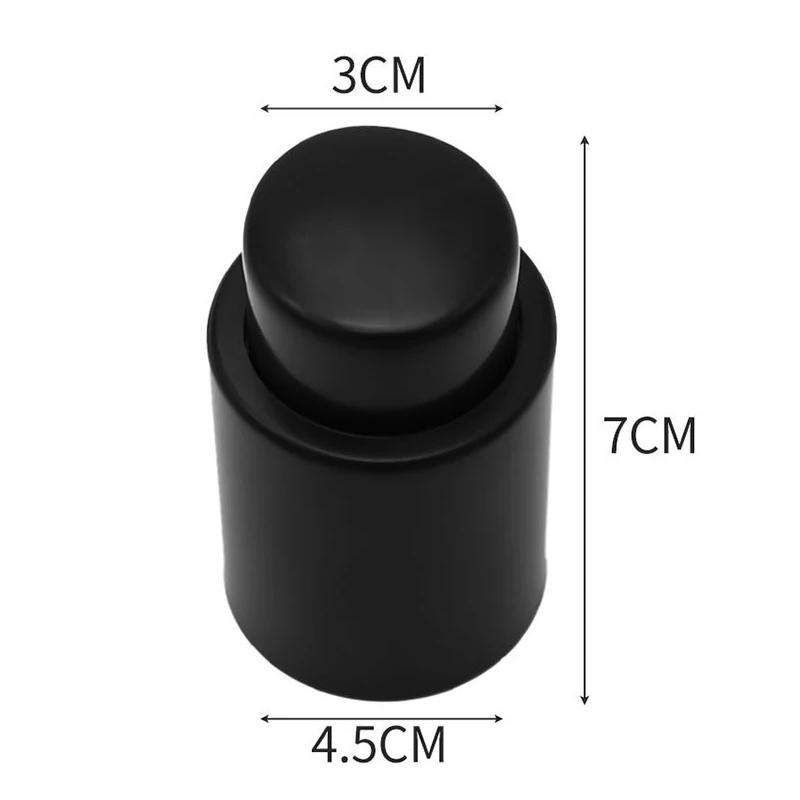 Wine Plug Vacuum Retain Freshness Burgundy Stopper Champagne Stopper Beer Wine Bottle Cap Leak-Proof Sealing Wine Accessories чёрный
Wine Plug Vacuum Retain Freshness Burgundy Stopper Champagne Stopper Beer Wine Bottle Cap Leak-Proof Sealing Wine Accessories чёрный