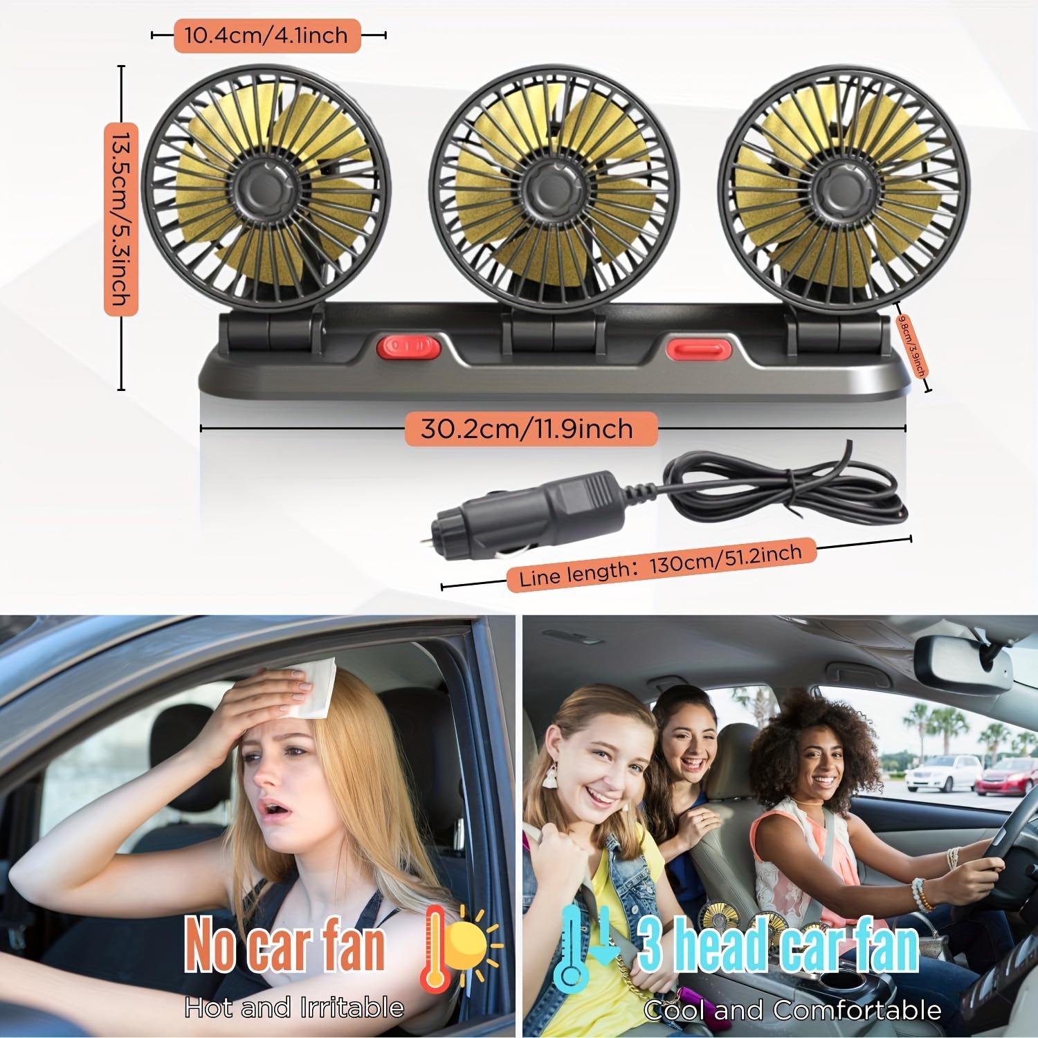 5V Triple Head Car Fan - 2-Speed Adjustable USB Powered Compact Desig Perfect Gift for Friends and Family on Christmas Amagi
5V Triple Head Car Fan - 2-Speed Adjustable USB Powered Compact Desig Perfect Gift for Friends and Family on Christmas Amagi