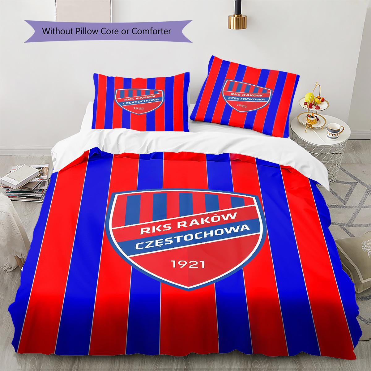 Raków Częstochowa Pattern Bedding Set Quilt Cover Pillowcase Home Decor Gift (1 * duvet cover + 2 * pillowcase, without core) 135x200cm
Raków Częstochowa Pattern Bedding Set Quilt Cover Pillowcase Home Decor Gift (1 * duvet cover + 2 * pillowcase, without core) 135x200cm