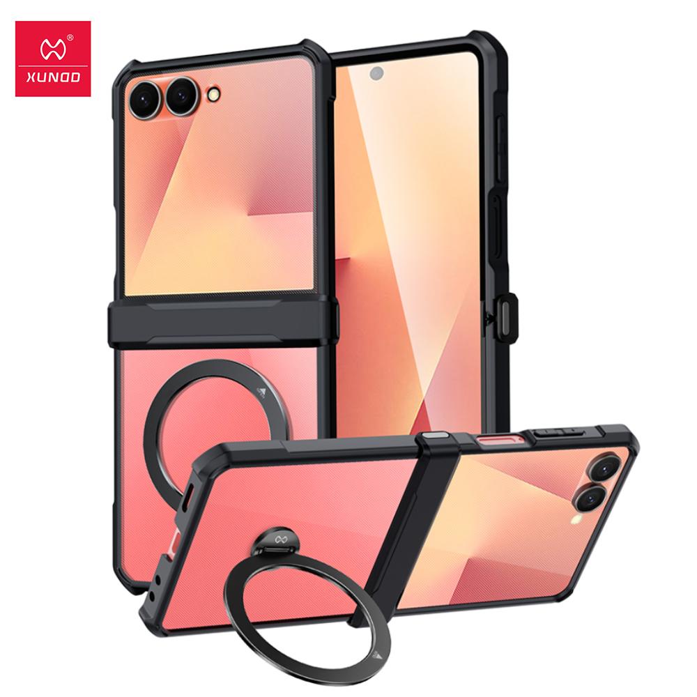 Xundd for Samsung Galaxy Z Flip 7 Flip7 SE Flip 6 5 4 Case Airbag Shockproof Shell Acrylic+TPU+Glass Back Cover Just Case&Galaxy Z Flip5
Xundd for Samsung Galaxy Z Flip 7 Flip7 SE Flip 6 5 4 Case Airbag Shockproof Shell Acrylic+TPU+Glass Back Cover Just Case&Galaxy Z Flip5
