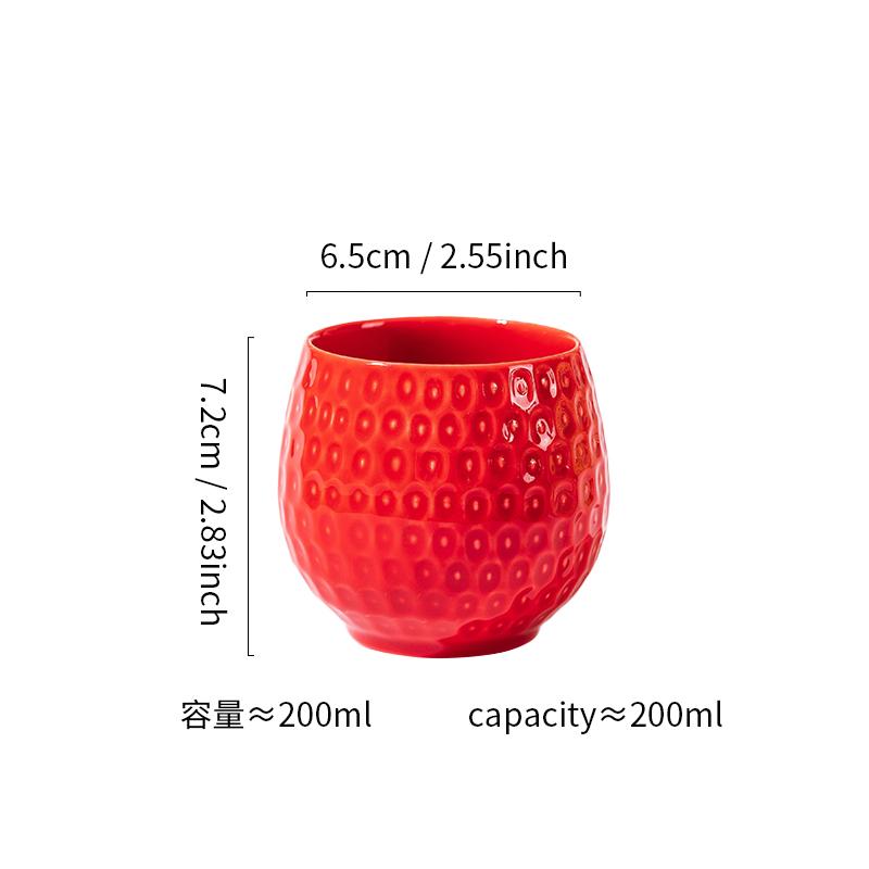 European Red Strawberry Teapot Set Ceramic Breakfast Milk Mug Exquisite Afternoon Tea Set Kettle with Gift Box Birthday Gifts
European Red Strawberry Teapot Set Ceramic Breakfast Milk Mug Exquisite Afternoon Tea Set Kettle with Gift Box Birthday Gifts