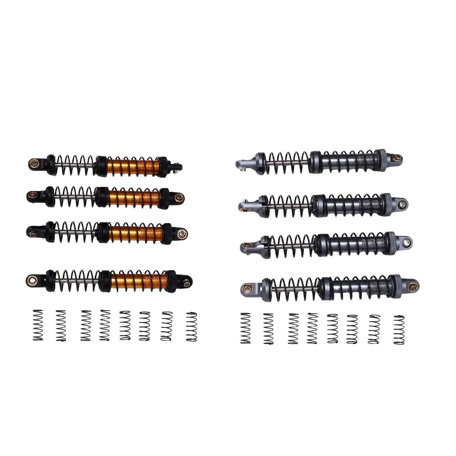 4pcs RC Car Shock Absorber Alloy 100mm Double Springs Shock Damper for 1/10 RC Crawler Off Road Car Ti Color
4pcs RC Car Shock Absorber Alloy 100mm Double Springs Shock Damper for 1/10 RC Crawler Off Road Car Ti Color