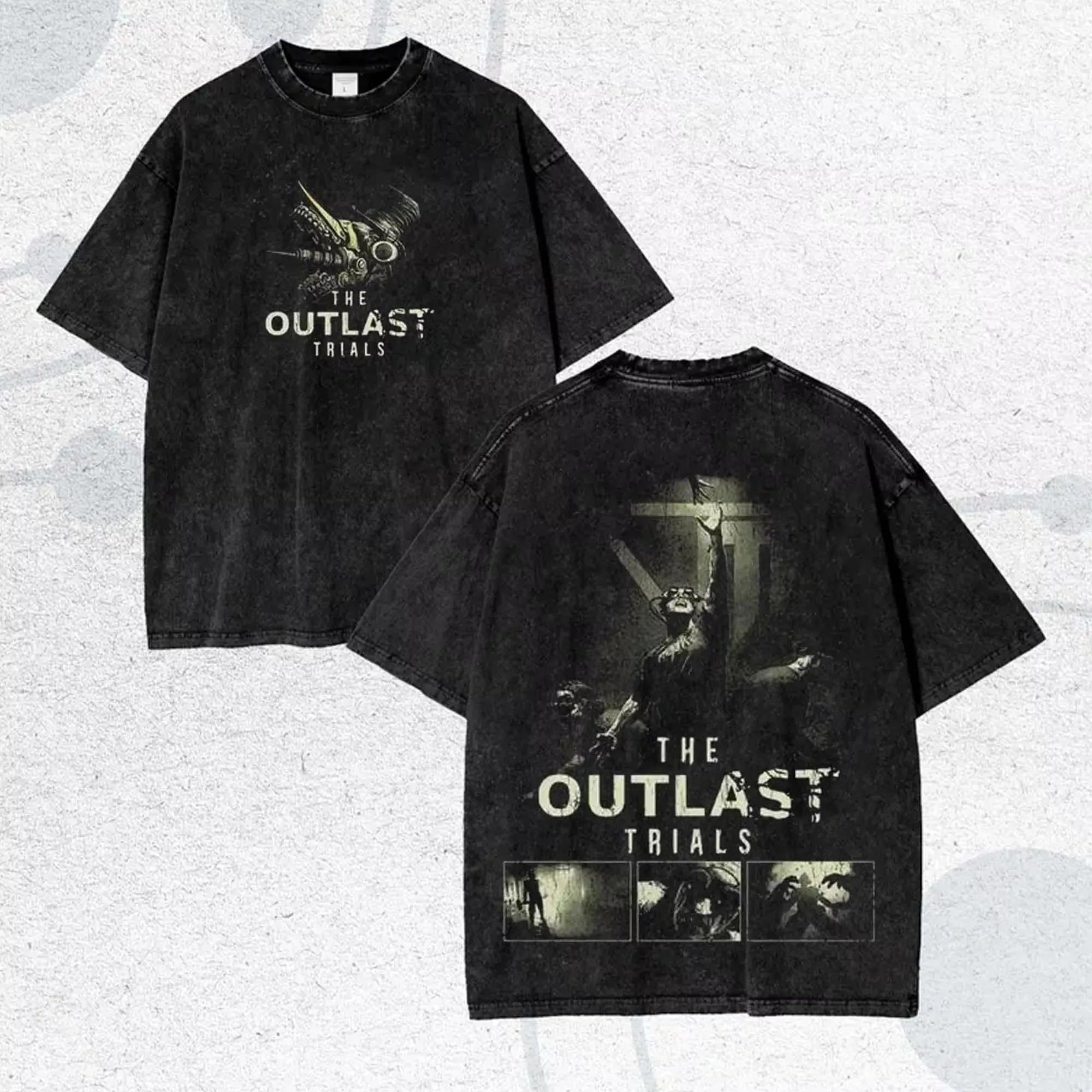 Horror Action Adventure Game The Outlast Trials Graphic Print Tshirt Unisex Women Streetwear Tee Oversized Retro Washed Cotton Top S
Horror Action Adventure Game The Outlast Trials Graphic Print Tshirt Unisex Women Streetwear Tee Oversized Retro Washed Cotton Top S