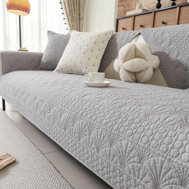 New Arrival Cotton Sofa Cushion All Year Round Neutral Pure Cotton Non-Slip Cushion Simple and Modern Fabric Craft Leather Sofa Cover Cover Towel Scallop Non Slip-Grey 70*70cm
New Arrival Cotton Sofa Cushion All Year Round Neutral Pure Cotton Non-Slip Cushion Simple and Modern Fabric Craft Leather Sofa Cover Cover Towel Scallop Non Slip-Grey 70*70cm