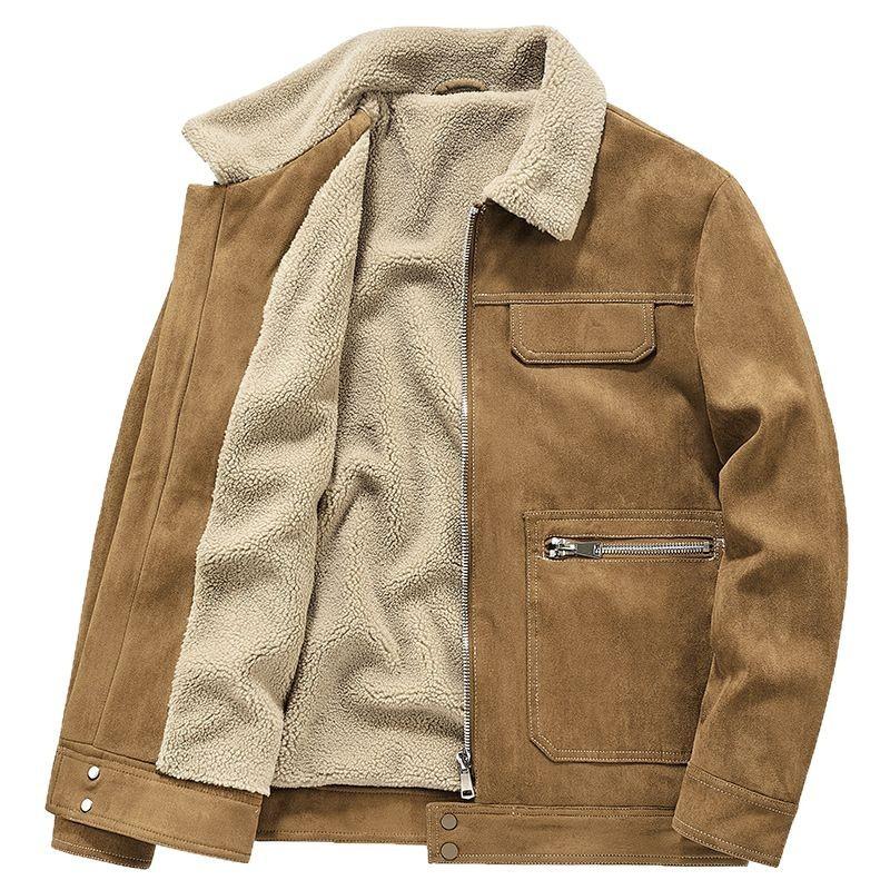 Новая осенне-зимняя мужская куртка с несколькими карманами, мужская замшевая рабочая куртка, эластичная, утепленная хлопковая куртка с плюшевой подкладкой 4XL
Новая осенне-зимняя мужская куртка с несколькими карманами, мужская замшевая рабочая куртка, эластичная, утепленная хлопковая куртка с плюшевой подкладкой 4XL