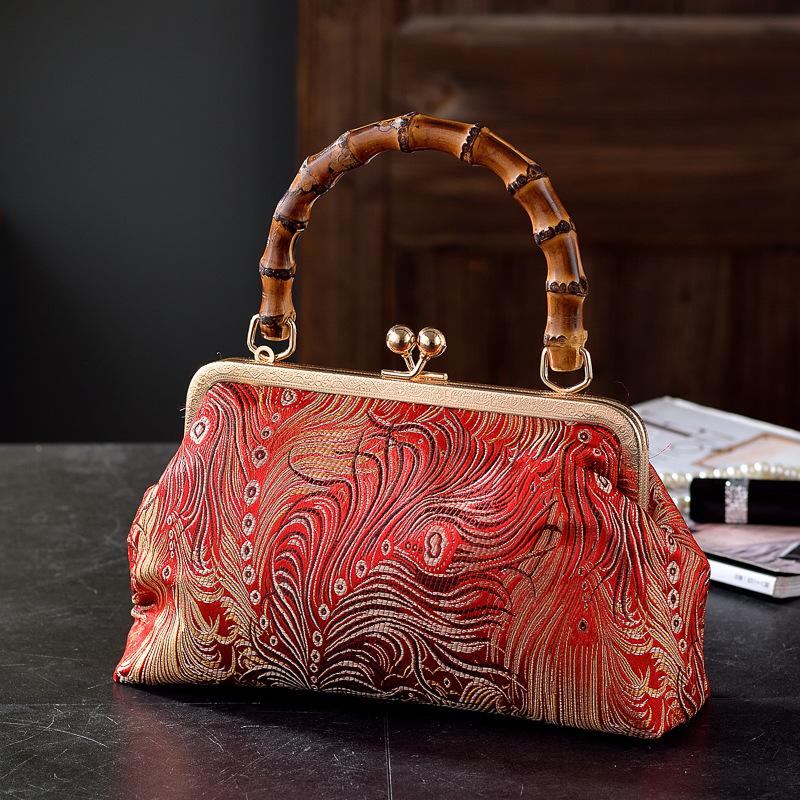 bamboo handbag cheongsam Chinese New Year bag annual meeting bag
bamboo handbag cheongsam Chinese New Year bag annual meeting bag