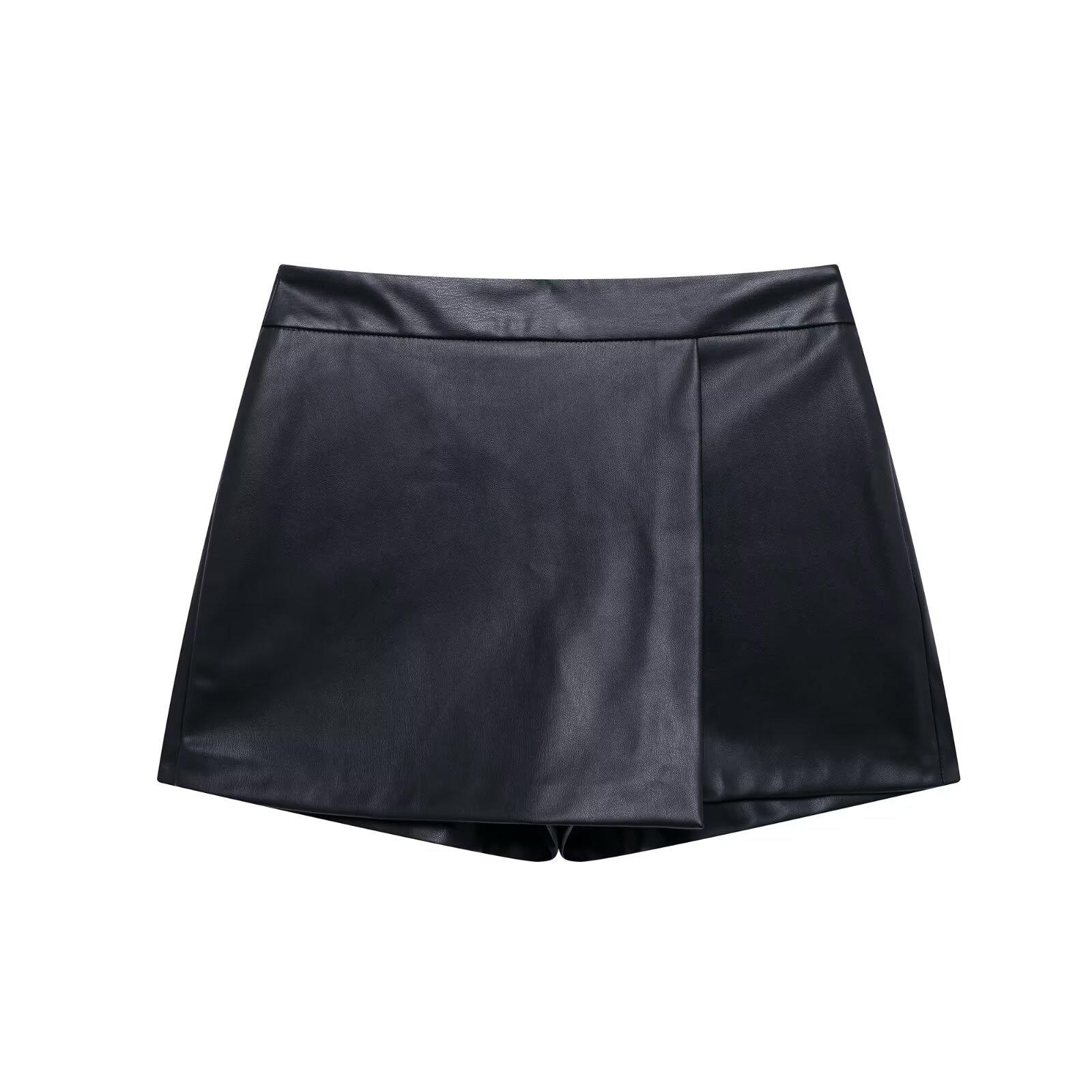 2024 Autumn/Winter European & American Women s High-Waisted Faux Leather Skirt Pants - Versatile Spicy Girl Style Large чёрный
2024 Autumn/Winter European & American Women s High-Waisted Faux Leather Skirt Pants - Versatile Spicy Girl Style Large чёрный
