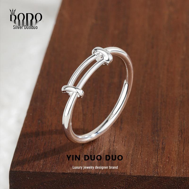 S925 Sterling Silver Minimalist Chain Ring for Women - Spring/Summer Collection Adjustable
S925 Sterling Silver Minimalist Chain Ring for Women - Spring/Summer Collection Adjustable