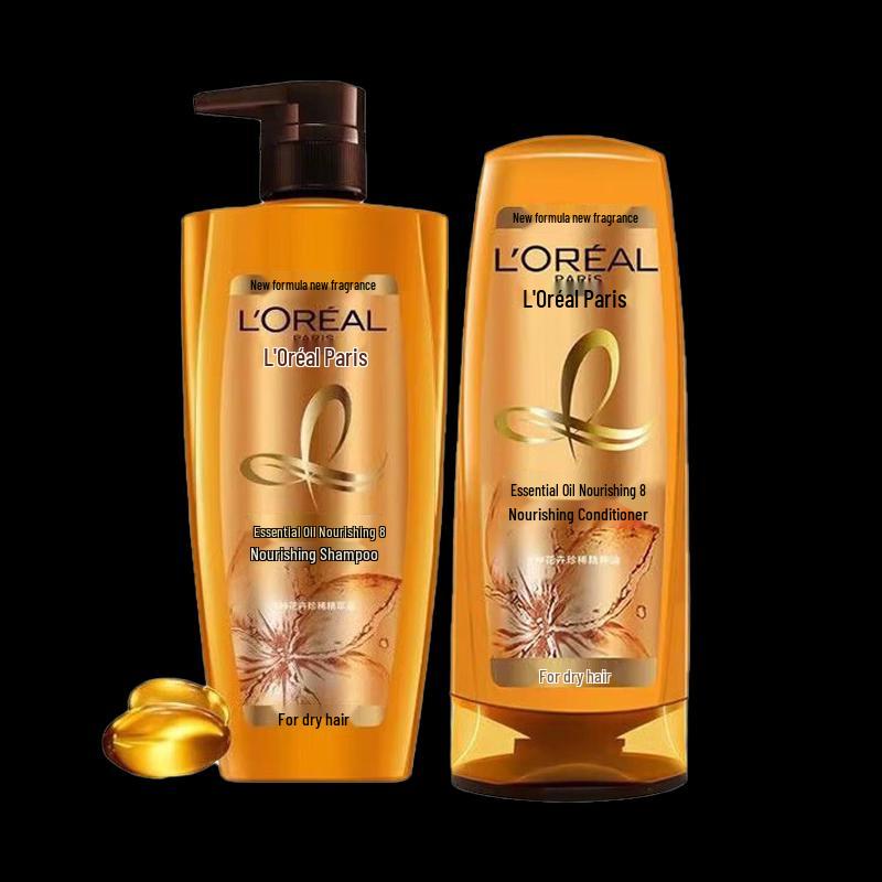 L Oreal Extraordinary Oil Nourishing Shampoo & Conditioner Set
L Oreal Extraordinary Oil Nourishing Shampoo & Conditioner Set