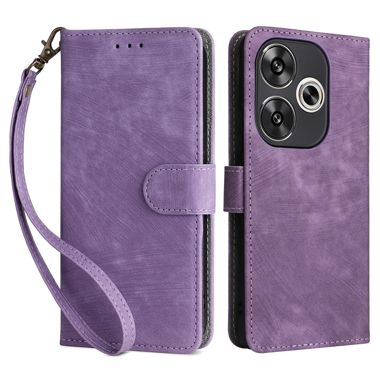 For Xiaomi Redmi Turbo 3 5G/Poco F6 5G Case RFID Blocking Card Holder Protective Cover with Wrist Strap Purple
For Xiaomi Redmi Turbo 3 5G/Poco F6 5G Case RFID Blocking Card Holder Protective Cover with Wrist Strap Purple