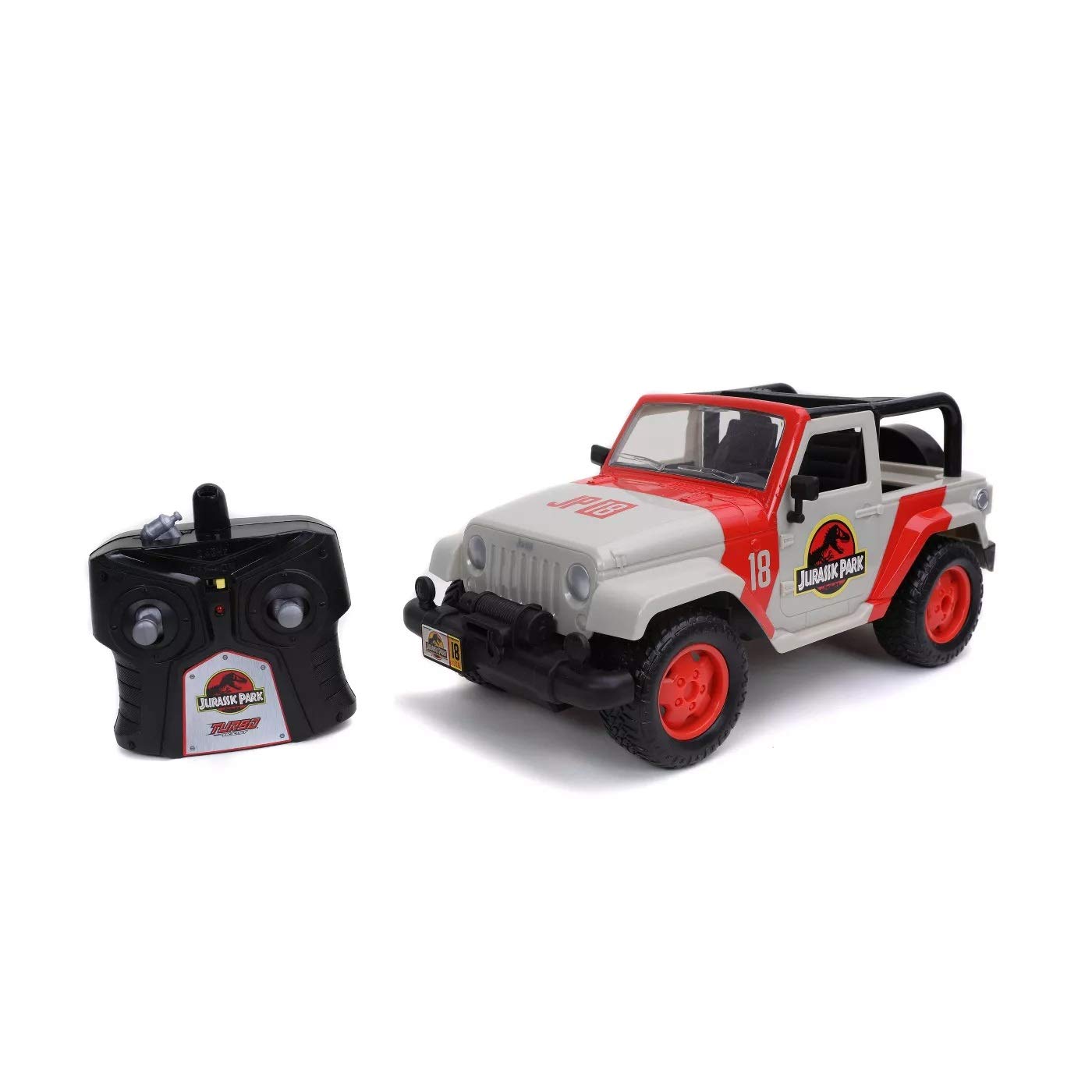 Jada Toys Hollywood Rides Jurassic Park Jeep Wrangler - 1:16 Scale Radio Control Vehicle
Jada Toys Hollywood Rides Jurassic Park Jeep Wrangler - 1:16 Scale Radio Control Vehicle