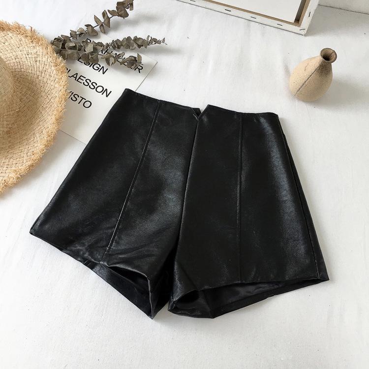 Женские шорты с высокой талией, широкие, из черной ПУ-кожи - Осень/Зима 2023 3XL чёрный
Женские шорты с высокой талией, широкие, из черной ПУ-кожи - Осень/Зима 2023 3XL чёрный