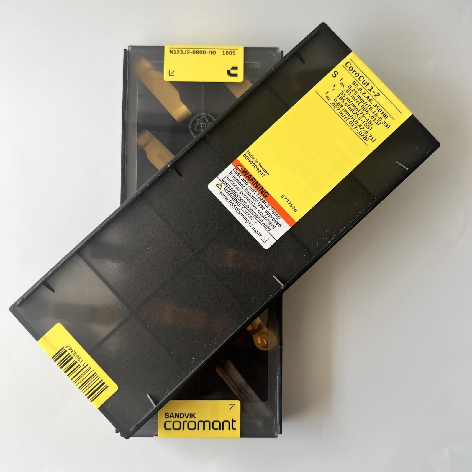 SANDVIK / N123J2-0800-RO 1005 / Original Swedish hard alloy blade 10 Pcs
SANDVIK / N123J2-0800-RO 1005 / Original Swedish hard alloy blade 10 Pcs