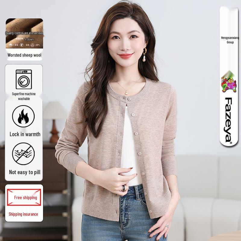 Women s Fine Spun Wool Crew Neck Cardigan - Casual Thin Knit Sweater Extra Large
Women s Fine Spun Wool Crew Neck Cardigan - Casual Thin Knit Sweater Extra Large