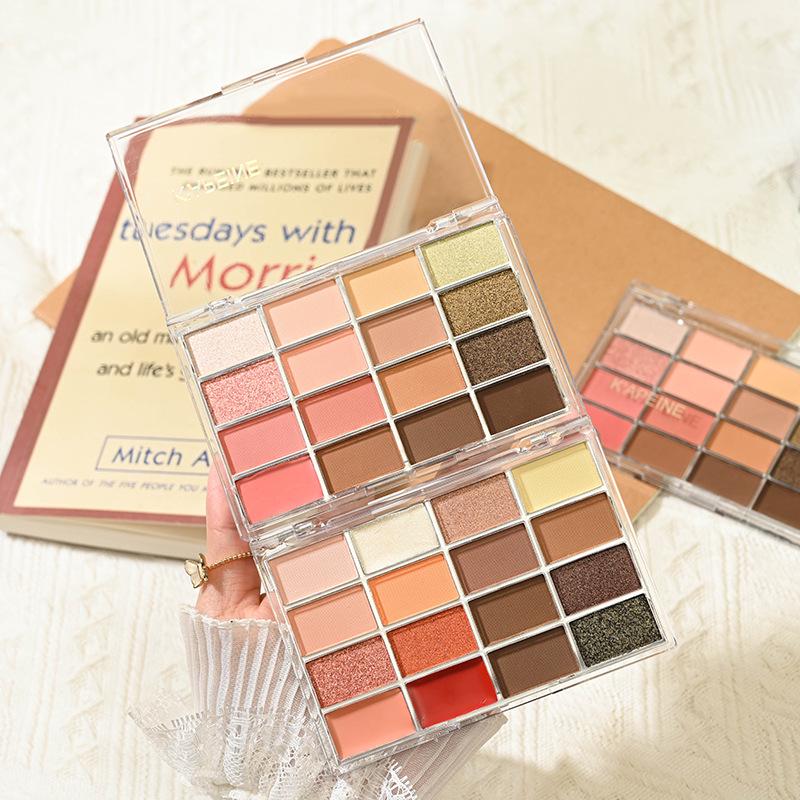 Kappel s 16-Color Eyeshadow Palette: Shimmer & Matte Earth Tones for a Natural, Nude Look.
Kappel s 16-Color Eyeshadow Palette: Shimmer & Matte Earth Tones for a Natural, Nude Look.