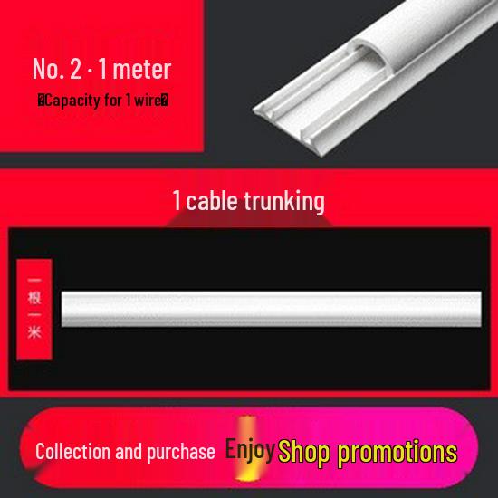 Self-Adhesive Curved PVC Floor Wire Cover, Semi-Circular Invisible Anti-Step Duct for Home Beautification Others
Self-Adhesive Curved PVC Floor Wire Cover, Semi-Circular Invisible Anti-Step Duct for Home Beautification Others