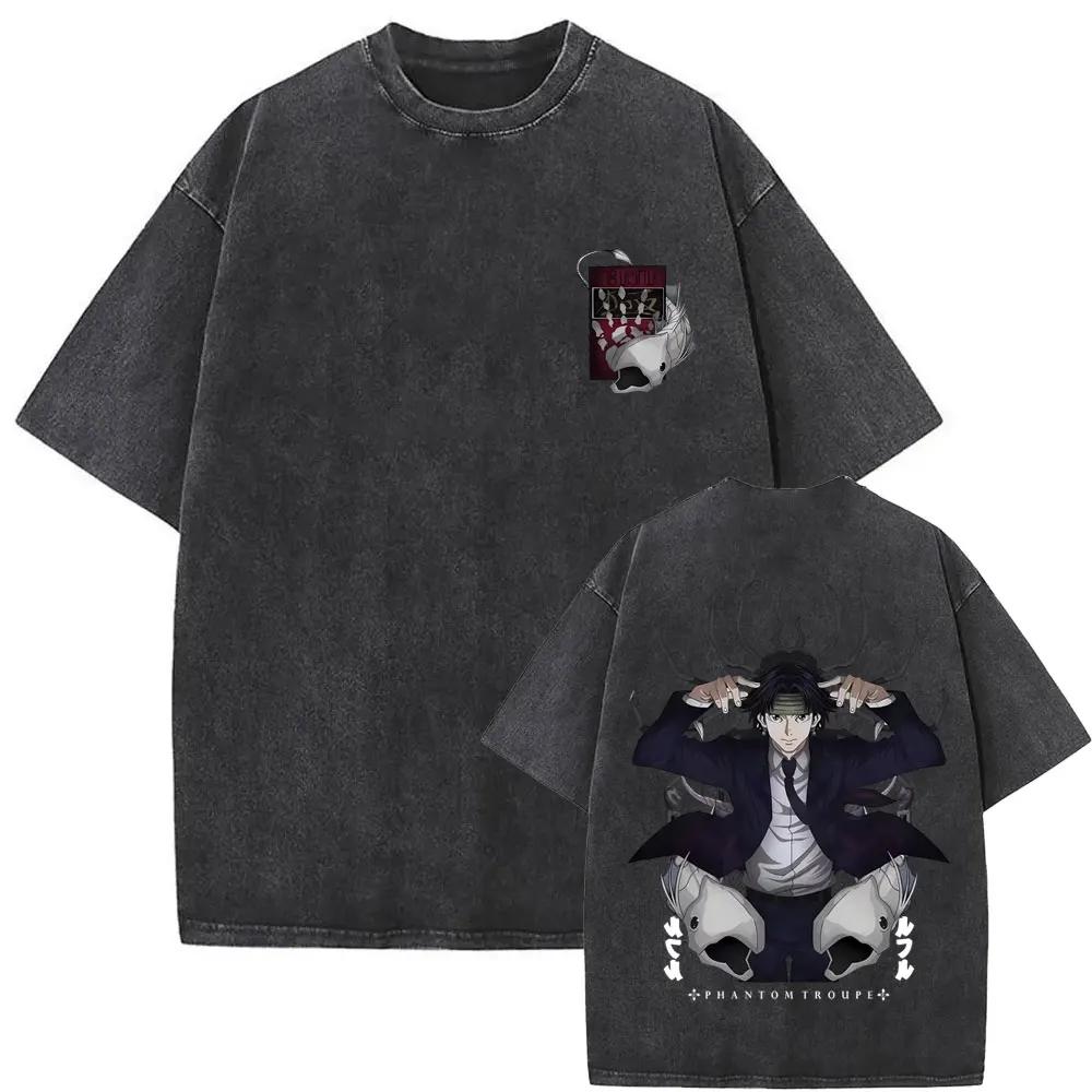 Vintage Washed Anime Hunter X Hunter Aizakku Netero Meruem Print T Shirts Men Manga Fashion Trend Oversized Short Sleeve Tshirt S
Vintage Washed Anime Hunter X Hunter Aizakku Netero Meruem Print T Shirts Men Manga Fashion Trend Oversized Short Sleeve Tshirt S