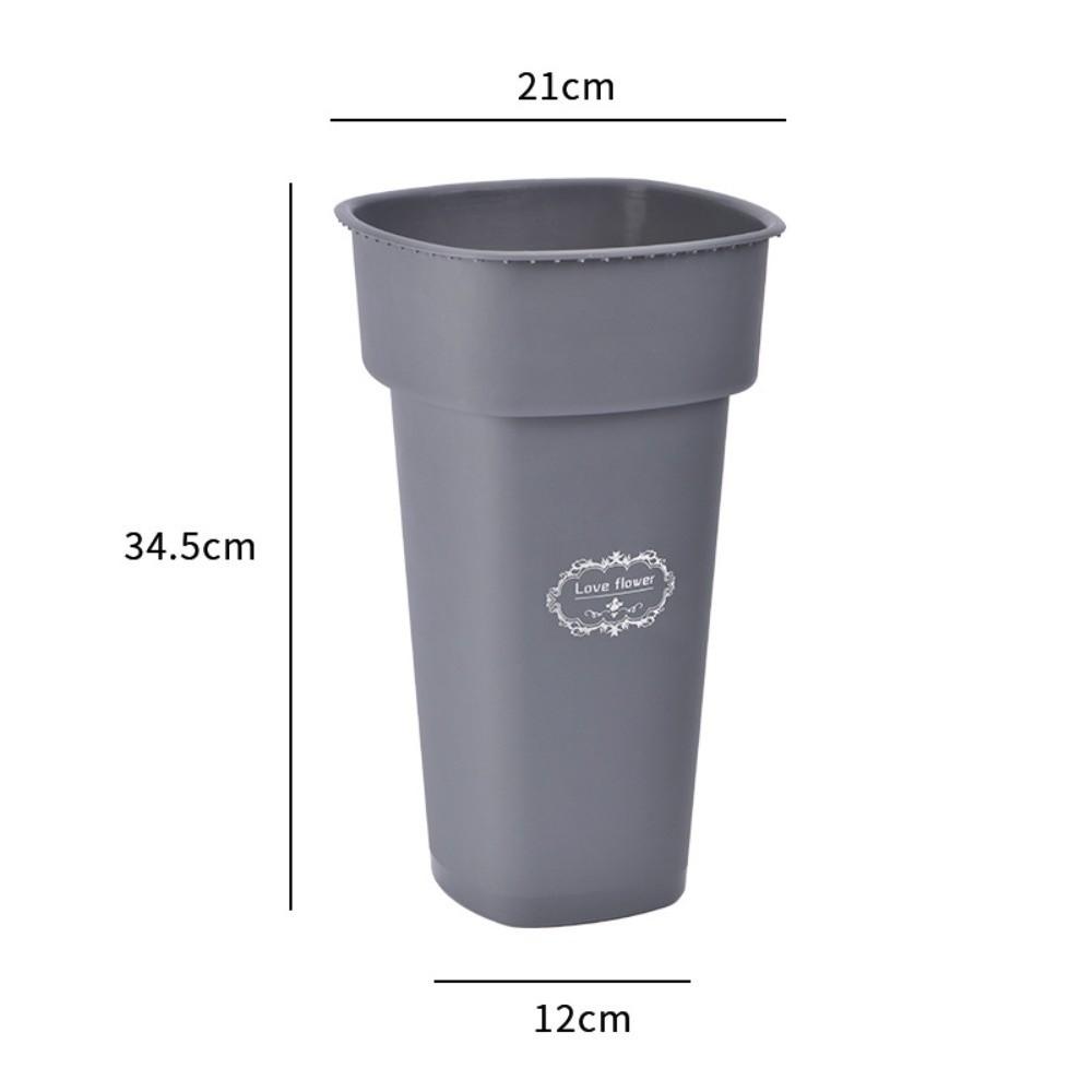 Plastic Flower Conditioning Bucket Square Deep Water Flower Pot Wake Up Flower Bucket Florist сірий
Plastic Flower Conditioning Bucket Square Deep Water Flower Pot Wake Up Flower Bucket Florist сірий