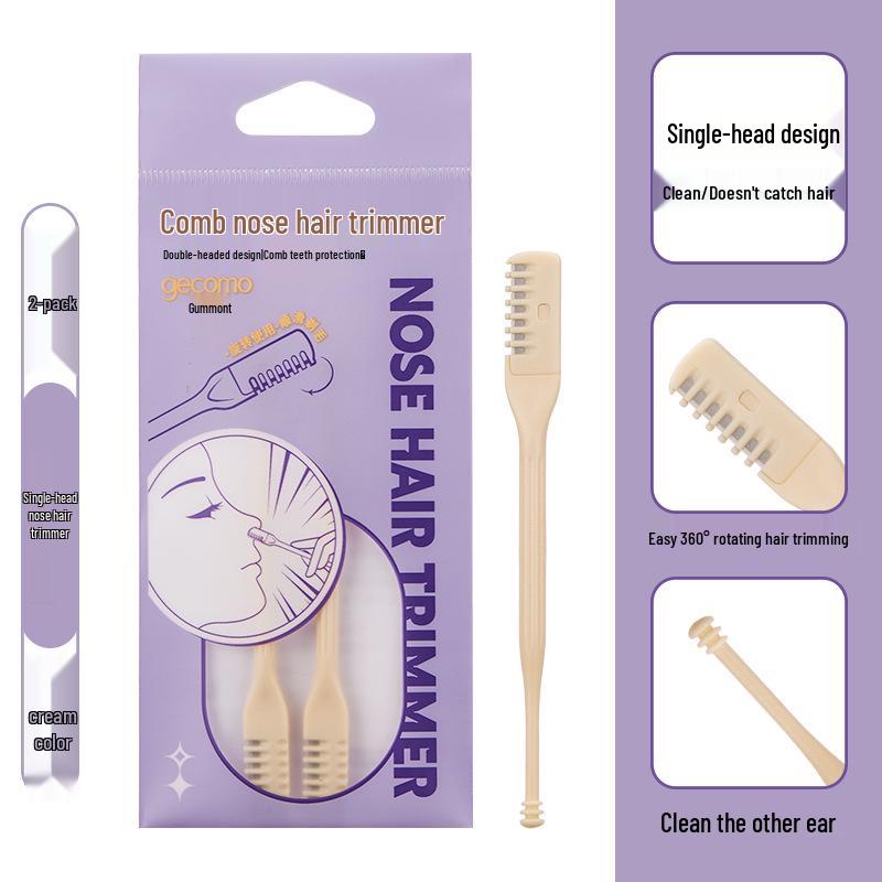 GECOMO Comb-tooth Nasal Hair Trimmer & Clipper for Men & Women - Shaving & Beauty Tool
GECOMO Comb-tooth Nasal Hair Trimmer & Clipper for Men & Women - Shaving & Beauty Tool