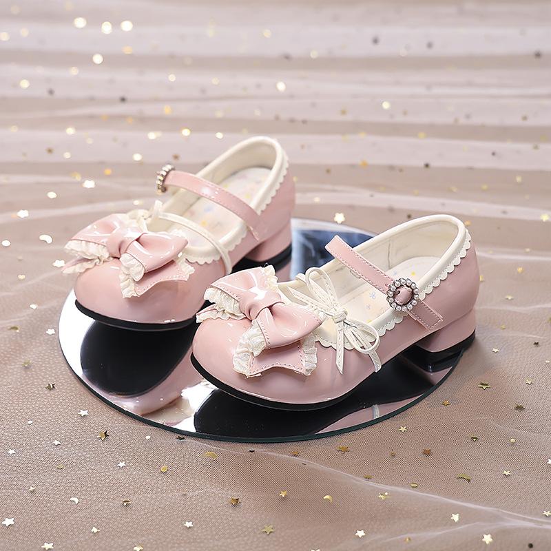 Girl Princess Shoes Spring New Bow French Heels Leather Shoe Sweet Lolita Party Dress Shoes Children s Mary Jane Size 26-36 26
Girl Princess Shoes Spring New Bow French Heels Leather Shoe Sweet Lolita Party Dress Shoes Children s Mary Jane Size 26-36 26