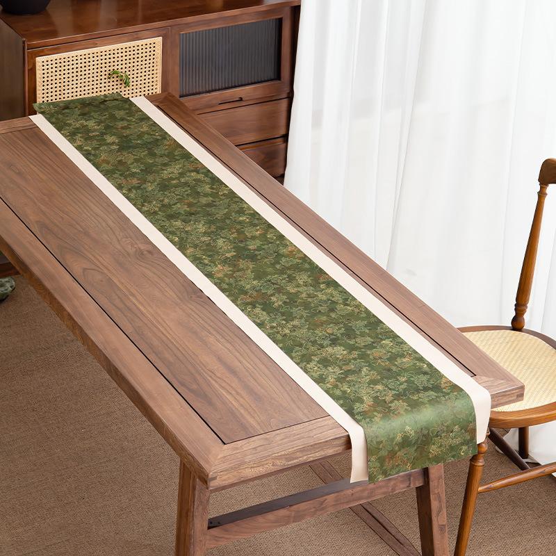 Double-Sided Tea Mat New Chinese Zen Waterproof Strip Tea Table Cloth Table Runner Light Luxury National Style Household Tea Tray Fabric Wholesale
Double-Sided Tea Mat New Chinese Zen Waterproof Strip Tea Table Cloth Table Runner Light Luxury National Style Household Tea Tray Fabric Wholesale