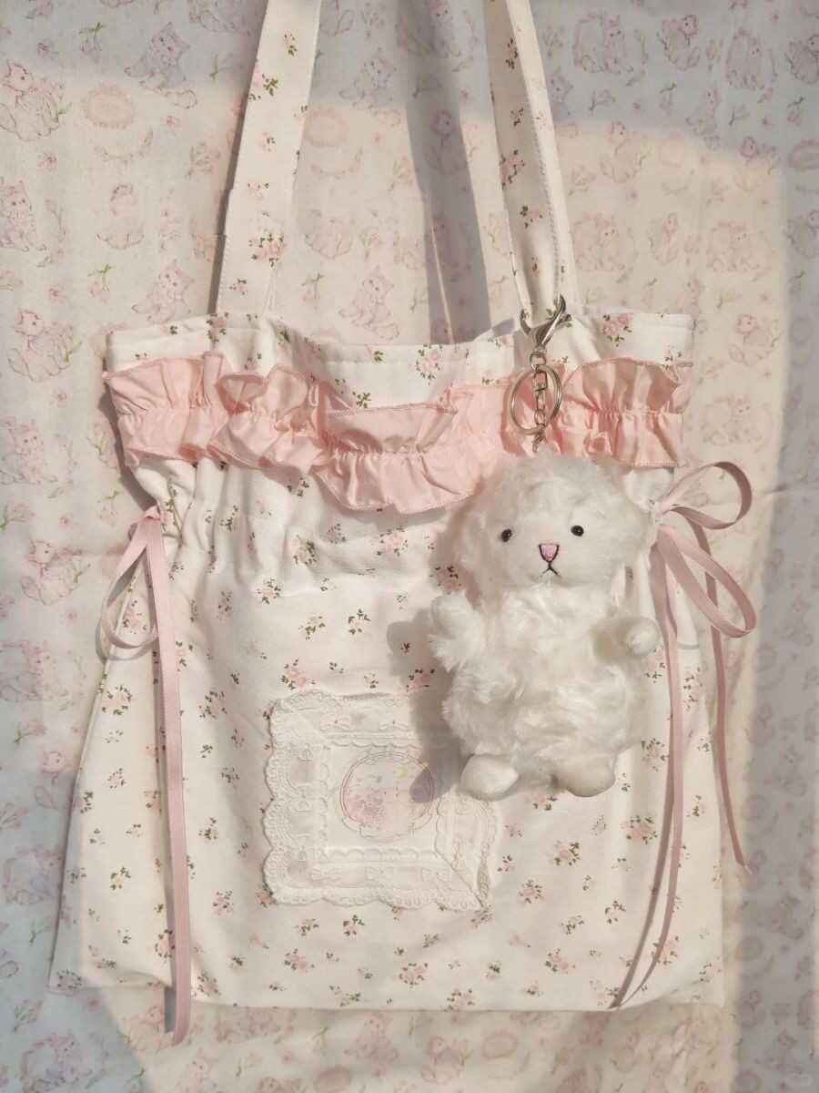 Spring Shoulder Floral Draw With Girls Cloth Bag Cute Small Cloth Bag Drawstring Mobile Phone Bag Women Bag Tide
Spring Shoulder Floral Draw With Girls Cloth Bag Cute Small Cloth Bag Drawstring Mobile Phone Bag Women Bag Tide