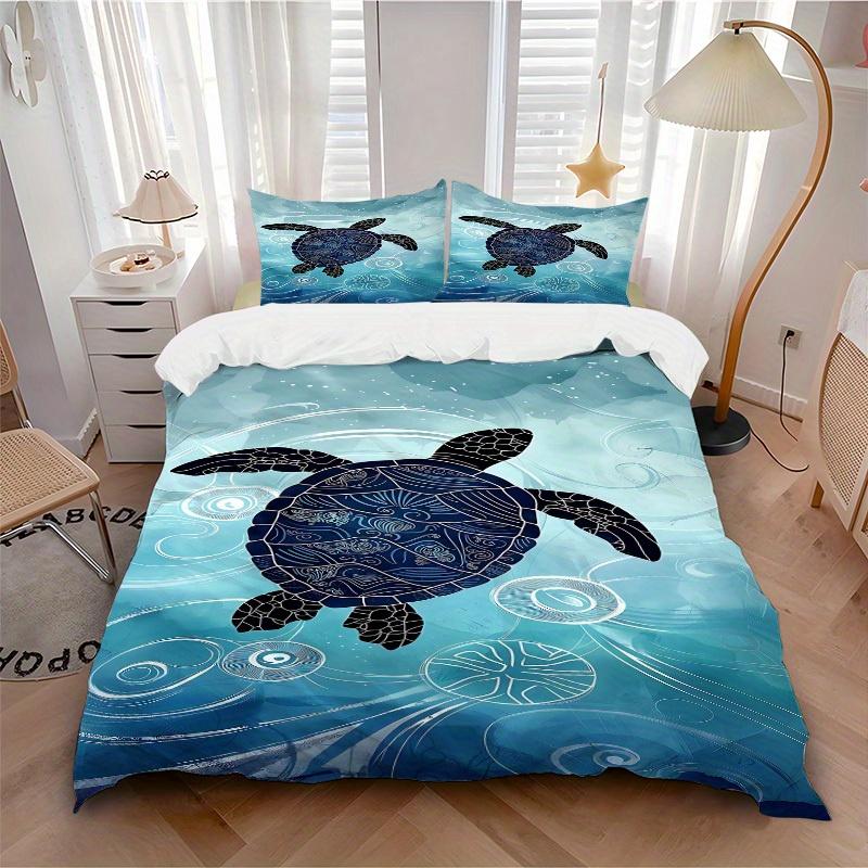 3pcs Ocean Turtle Soft Comfortable Bedding set, For Bedroom, Guest Room And Dorm, All - Season Use, High-Definition Printing168 135x200cm
3pcs Ocean Turtle Soft Comfortable Bedding set, For Bedroom, Guest Room And Dorm, All - Season Use, High-Definition Printing168 135x200cm