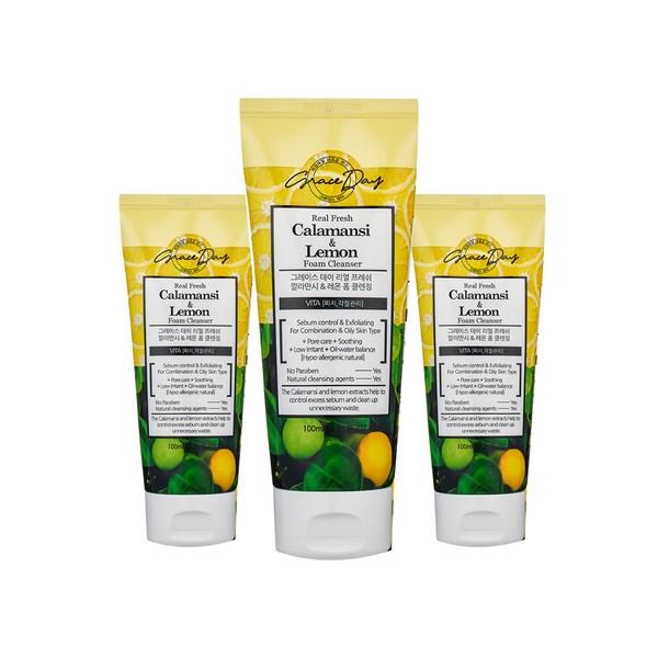 Grace Day Real Fresh Kalaman Sea & Lemon Foam Cleansing Известная корейская косметика, популярные продукты
Grace Day Real Fresh Kalaman Sea & Lemon Foam Cleansing Известная корейская косметика, популярные продукты