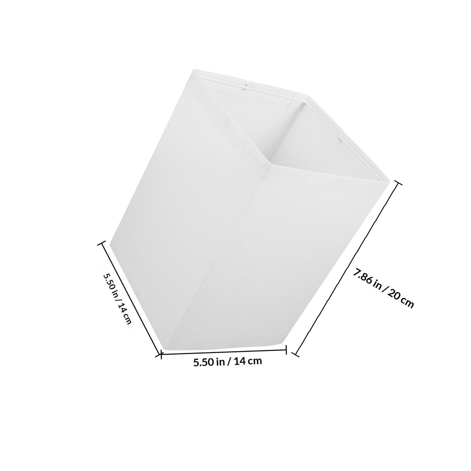 Rectangular Fabric Lampshade Elegant Square Design for Bedside Table Floor Lamp Replacement Soft Light Cover Decorative Linen білий
Rectangular Fabric Lampshade Elegant Square Design for Bedside Table Floor Lamp Replacement Soft Light Cover Decorative Linen білий