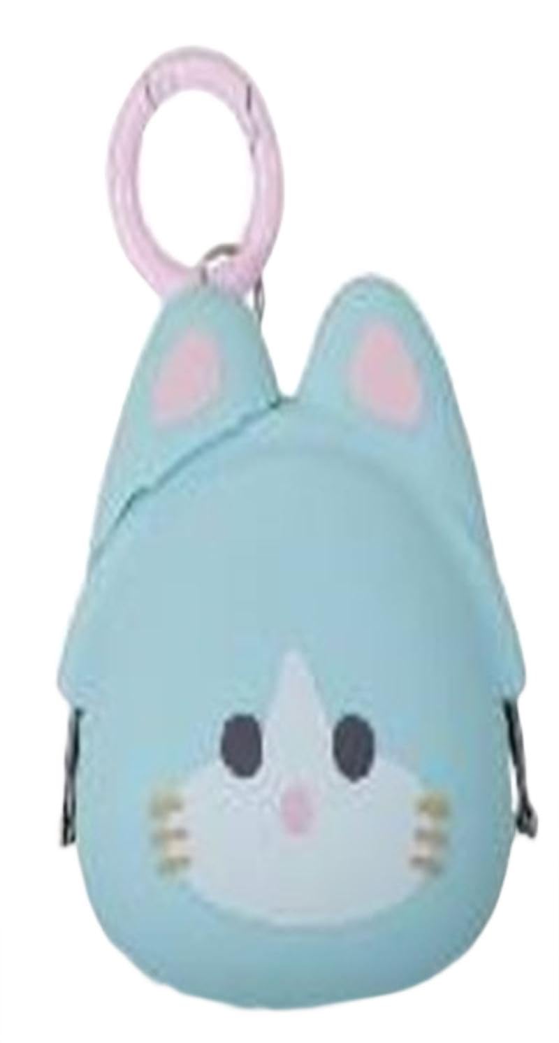 Small animal motif clasp pouch with carabiner
Small animal motif clasp pouch with carabiner