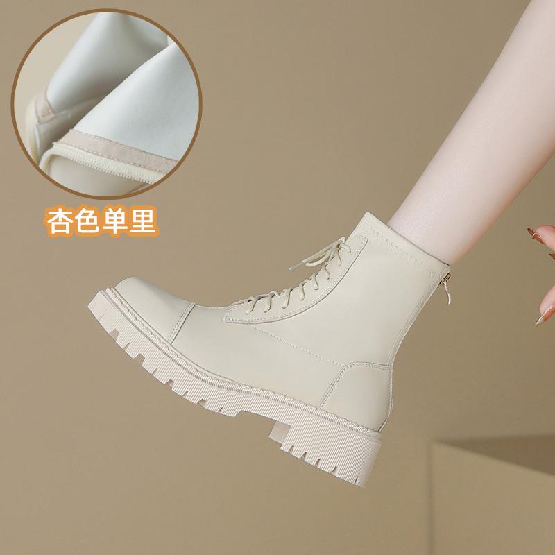 Women s Boots Thin British Thick Bottom Leather Inner Height Boosting Short Boots Casual Style Thick Bottom Height Boosting 40
Women s Boots Thin British Thick Bottom Leather Inner Height Boosting Short Boots Casual Style Thick Bottom Height Boosting 40