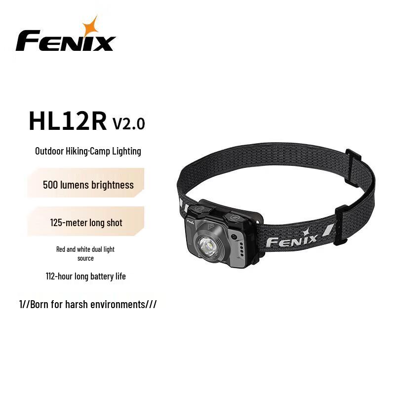 Налобний ліхтар FENIX HL12R V2.0
Налобний ліхтар FENIX HL12R V2.0