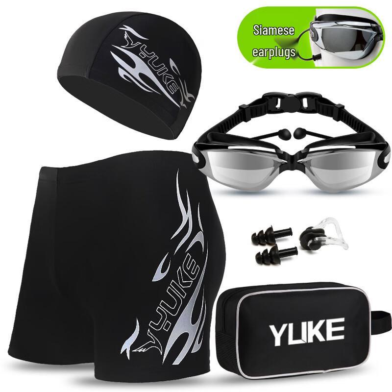Yuke Men s Swim Trunks, Goggles & Cap Set 4XL
Yuke Men s Swim Trunks, Goggles & Cap Set 4XL