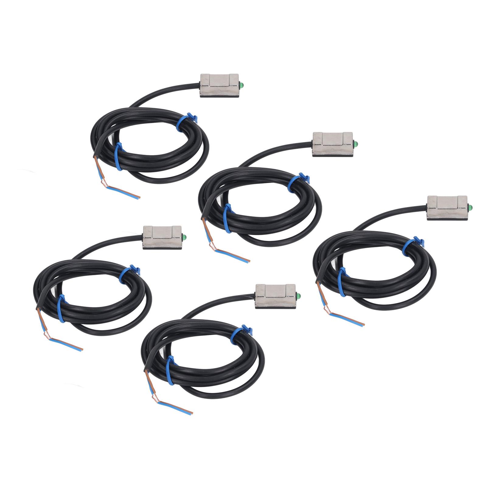 5Pcs Magnetic Switch Sensor 2 Wire Normally Open Proximity Sensor 100mA AC DC 5‑240V
5Pcs Magnetic Switch Sensor 2 Wire Normally Open Proximity Sensor 100mA AC DC 5‑240V