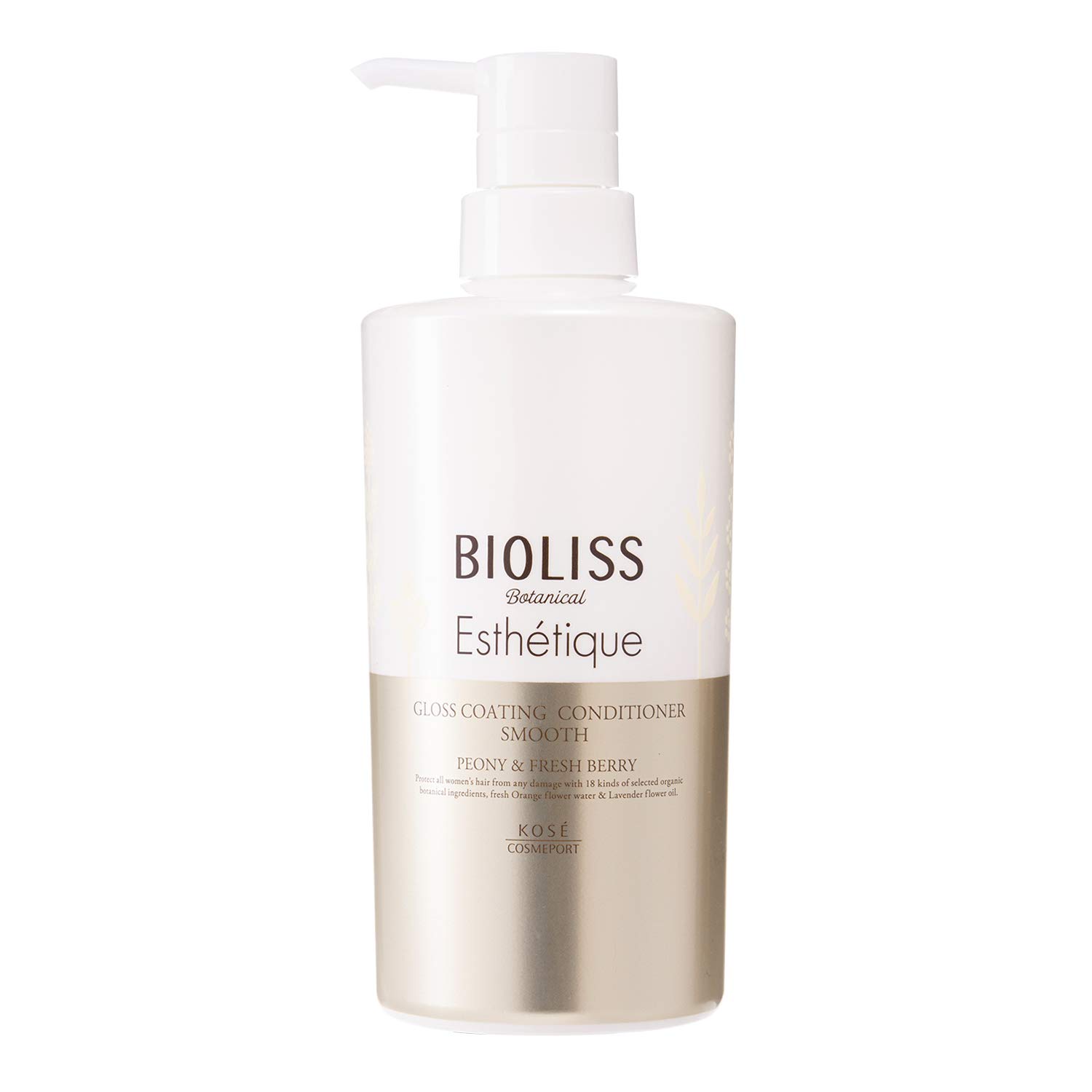 SALON STYLE KOSE Bioliss Botanical Esthetique Gloss Coating Conditioner Damage Care Treatment Peony Fresh Berry 500ml (Smooth) (Smooth, Smooth)
SALON STYLE KOSE Bioliss Botanical Esthetique Gloss Coating Conditioner Damage Care Treatment Peony Fresh Berry 500ml (Smooth) (Smooth, Smooth)