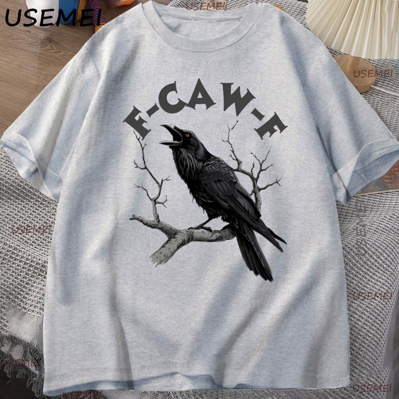 F Caw Funny Crow T-shirt Men Women Humor Unhinged Animal T Shirt Loose Vintage Graphic T Shirts Cotton Comfortable Male Clothes L сірий
F Caw Funny Crow T-shirt Men Women Humor Unhinged Animal T Shirt Loose Vintage Graphic T Shirts Cotton Comfortable Male Clothes L сірий