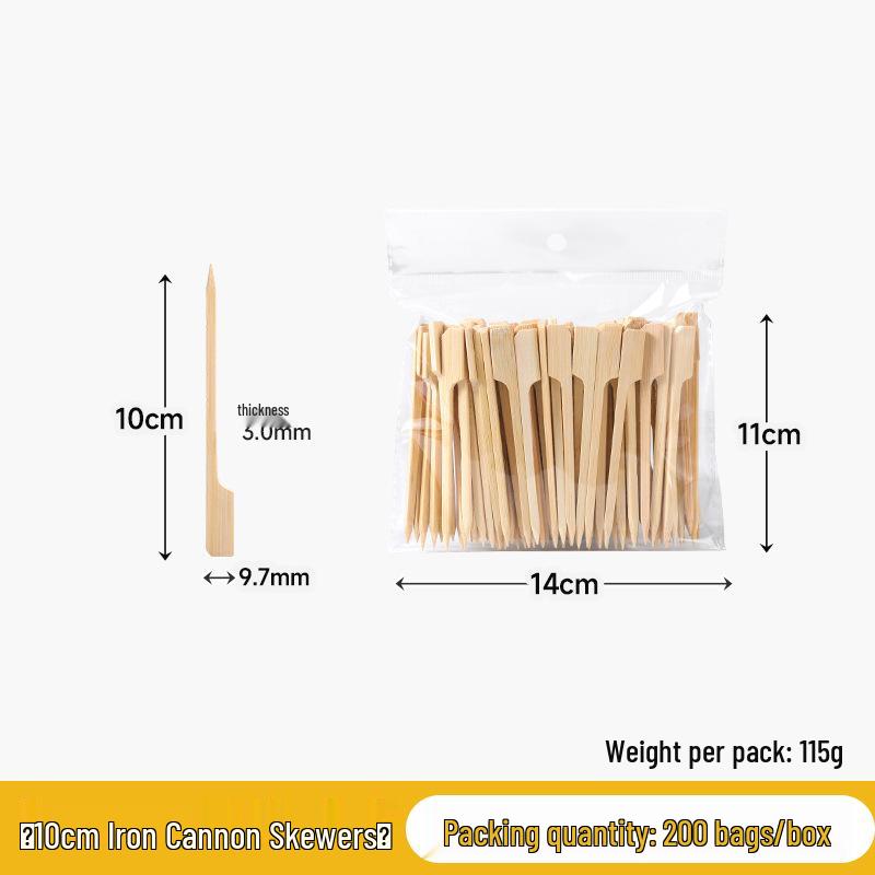 Bamboo Disposable Skewers: Ideal for Barbecue, Oden, Chuan Chuan Xiang, Tanghulu, and Teppō. Teppō Skewers
Bamboo Disposable Skewers: Ideal for Barbecue, Oden, Chuan Chuan Xiang, Tanghulu, and Teppō. Teppō Skewers